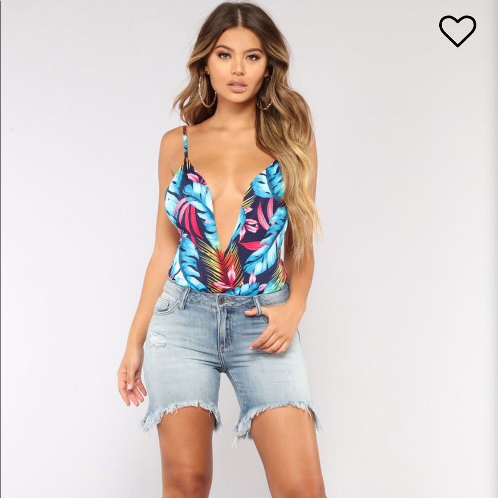 Got Carried Away Tropical Bodysuit